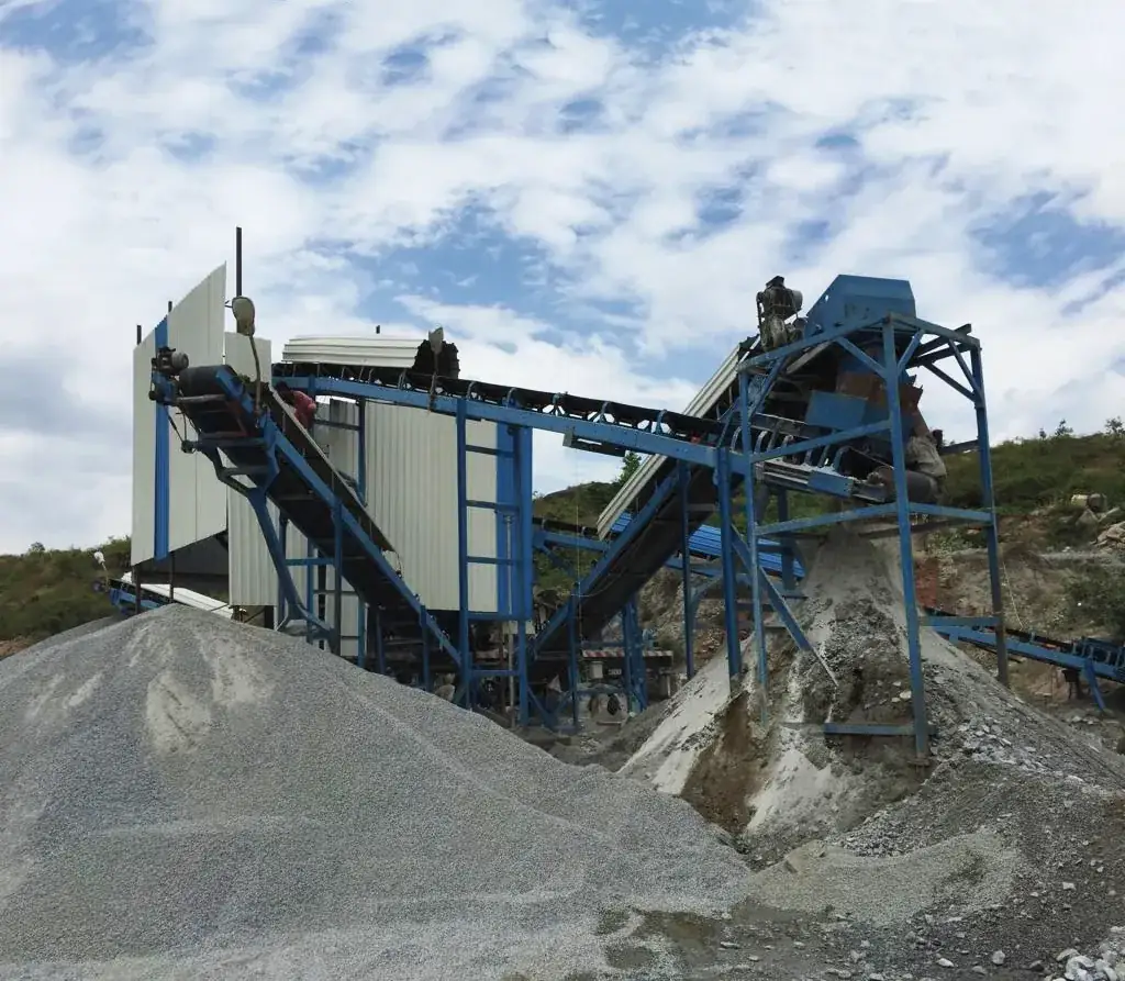 2 stage crusher was setup during 2012